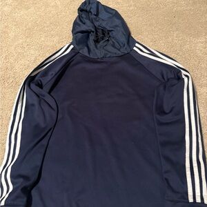 Adidas Dark Blue Jacket with Black Accents